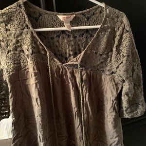 arizona lace string top